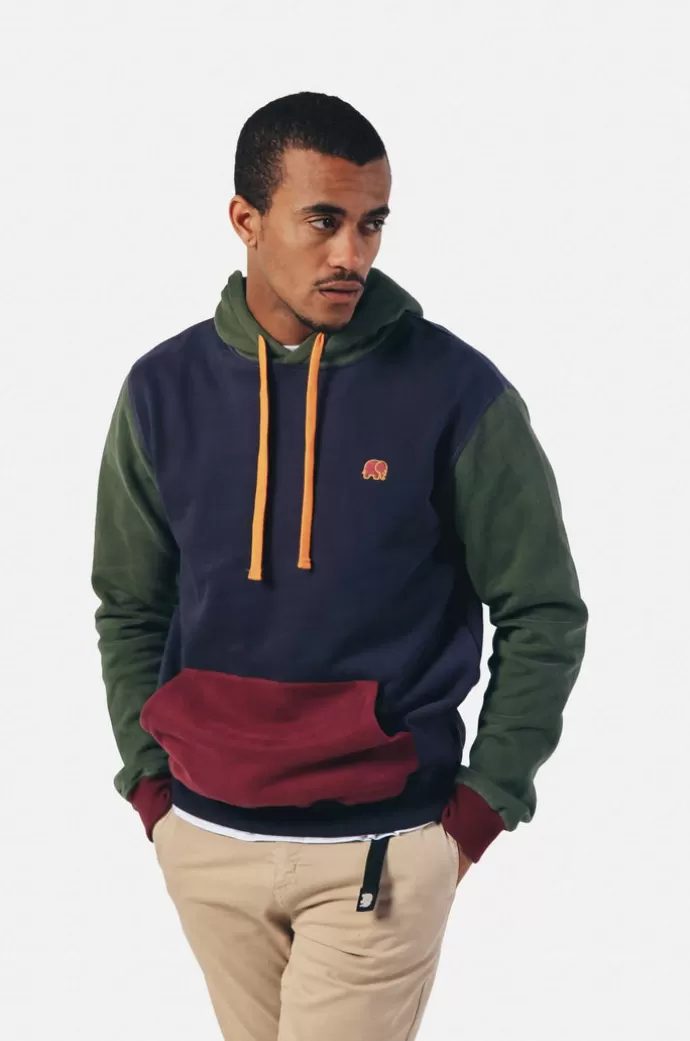 Hot Trendsplant Color Block Huppari Sininen