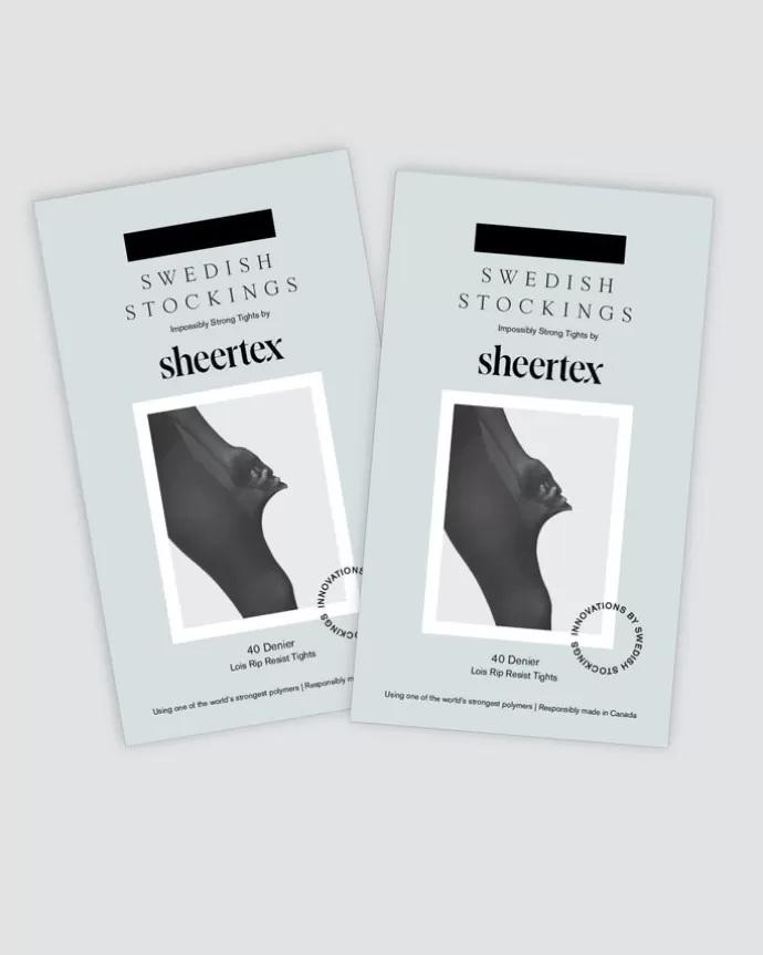 Shop Swedish Stockings 2-Pack Lois Rip Resistant Tights Black