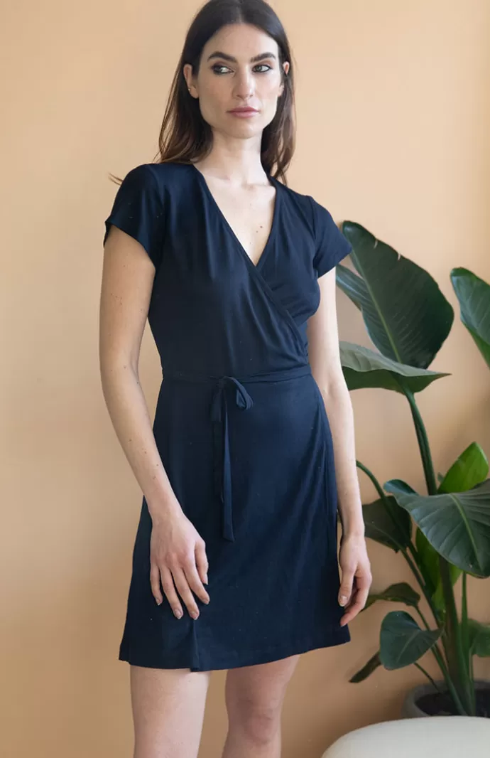 Avani Acacia Dress Dark Blue