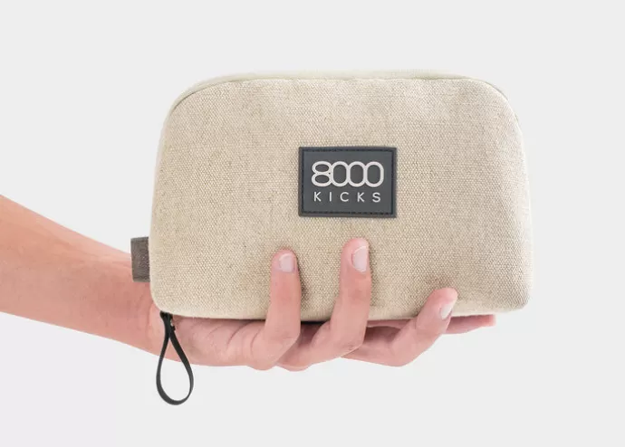 Cheap 8000Kicks Accessory & Tech Pouch In Beige