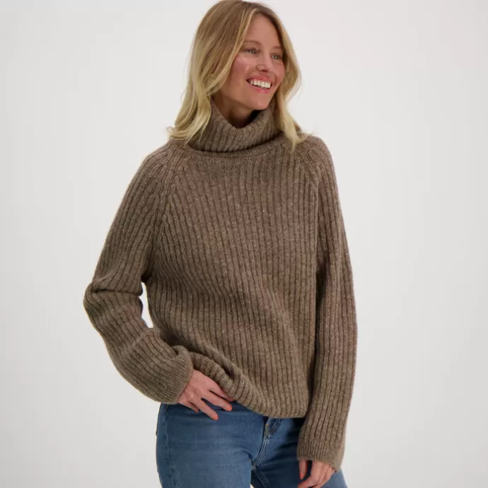 Ekta Helsinki Alexa Roll-Neck Villapaita Oak