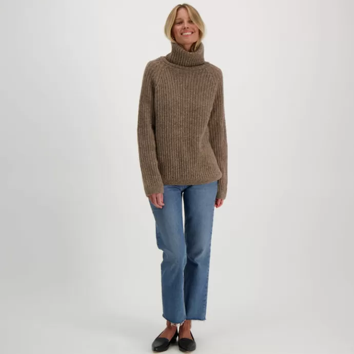 Ekta Helsinki Alexa Roll-Neck Villapaita Oak