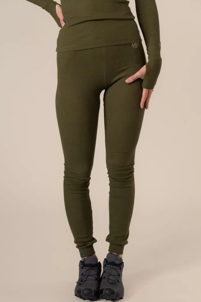 Online Copenhagen Cartel Algae Ribbed Ocn Weed® Leggingsit Army Vihrea