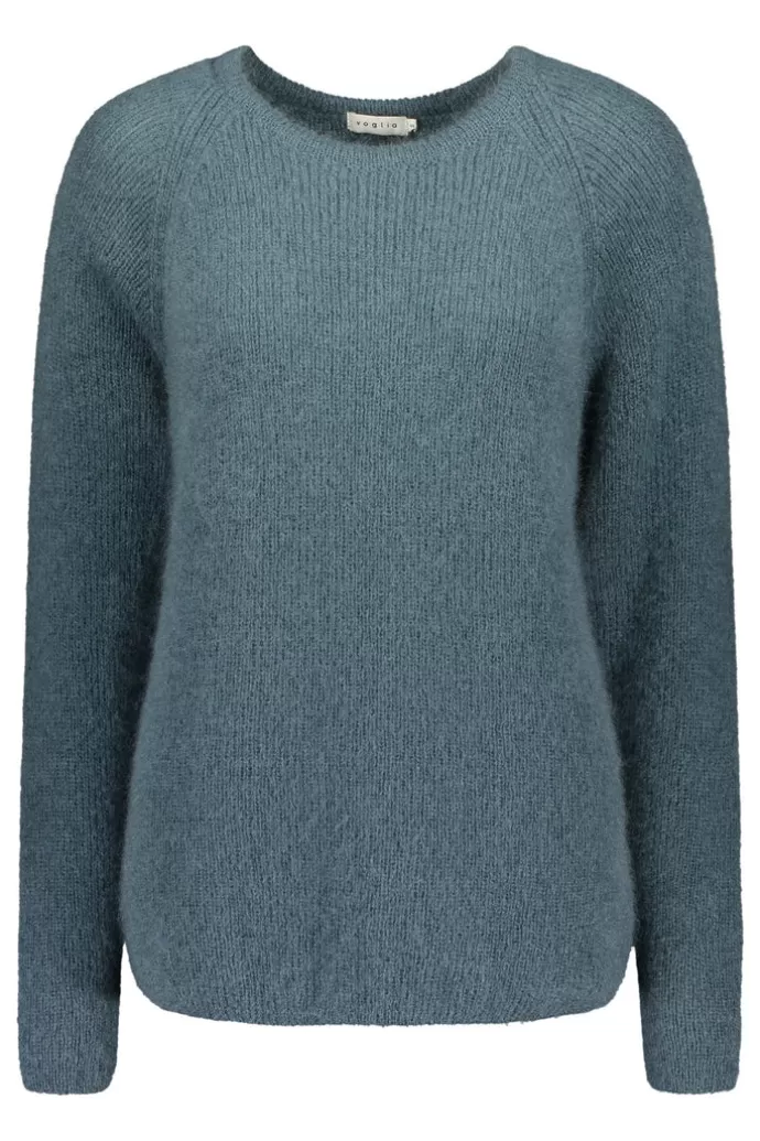 VOGLIA Alicia Mohair Jumper Stormy Green