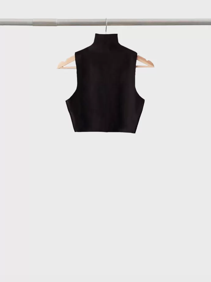 All Skinwear High Neck Top Black