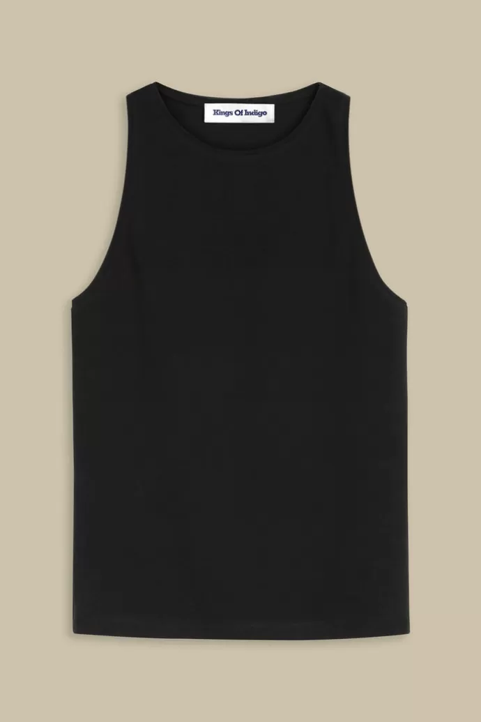 Online Kings Of Indigo Alouette Singlet Black