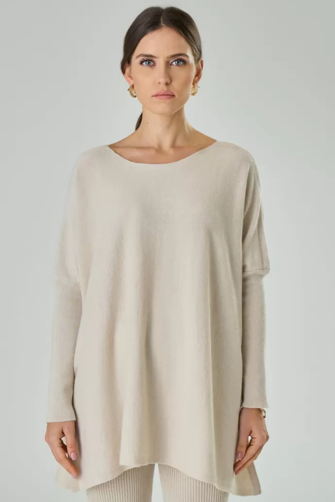 TENNÉ Alyssa Oversize Merino Wool Blend Knit