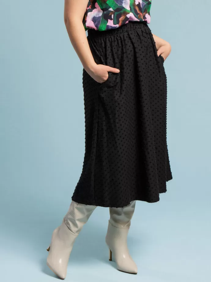 Aarrelabel Ana Skirt Dot Black