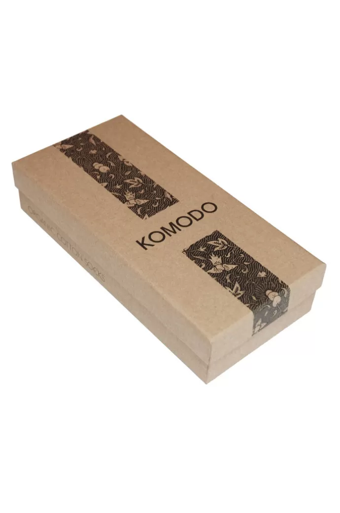 Sale KOMODO Ankle Socks 3 Pair Box Set Black