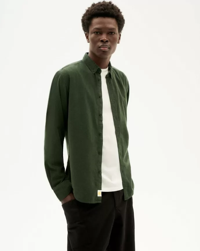 Hot Thinking MU Ant Corduroy Shirt Green