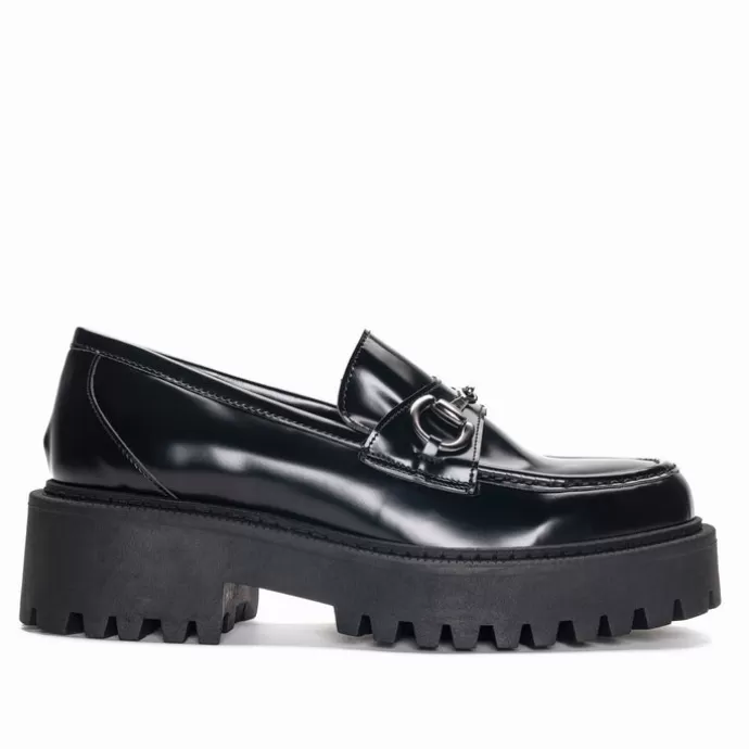 Online NAE Vegan Shoes Anuk Musta Vegaani Loafer Chunky Sole