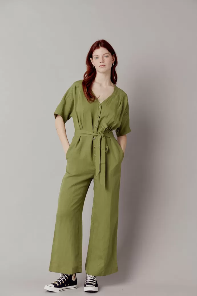 KOMODO Astir Jumpsuit Khaki Green