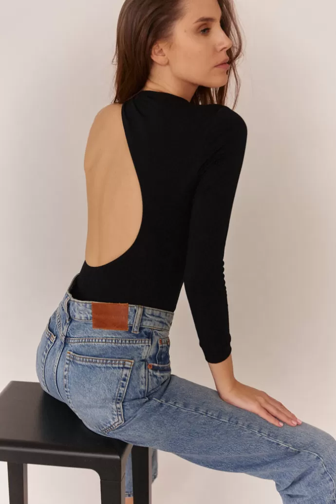 Saint Body Asymmetric One Sleeve Bodysuit