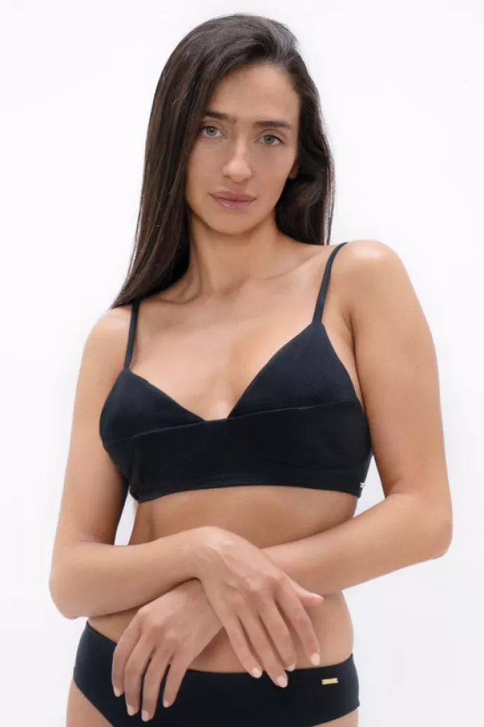 New 1 People Athens Ath Structured Bra Black Sand