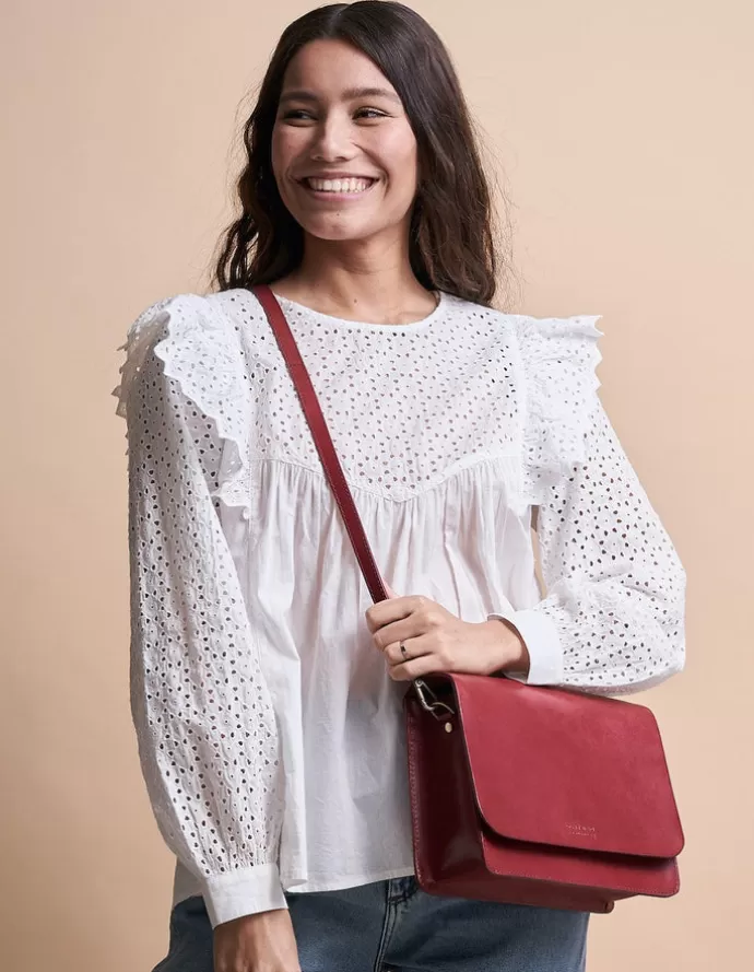 Flash Sale O My Bag Audrey Ruby Ruudullinen Klassinen Nahka