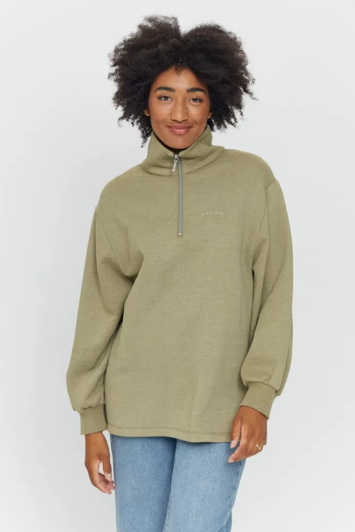 Mazine Barry Half Zip College