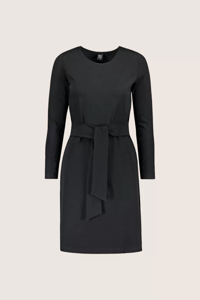 KAIKO Belted Dress Ls Black