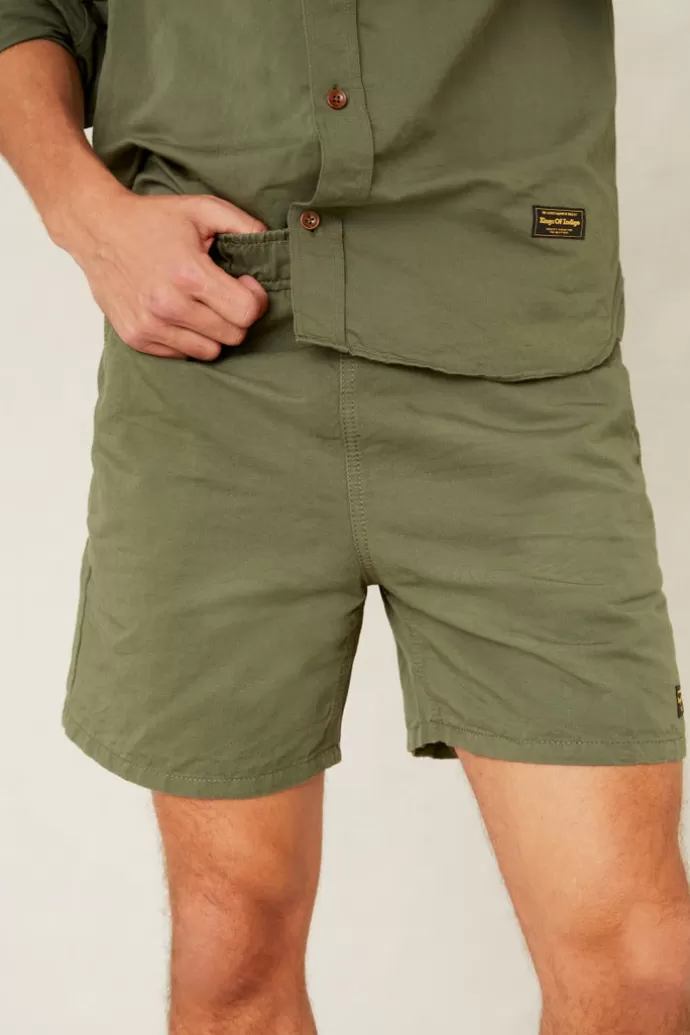 Best Sale Kings Of Indigo Bidatsu Shorts Treetop Linen Mix