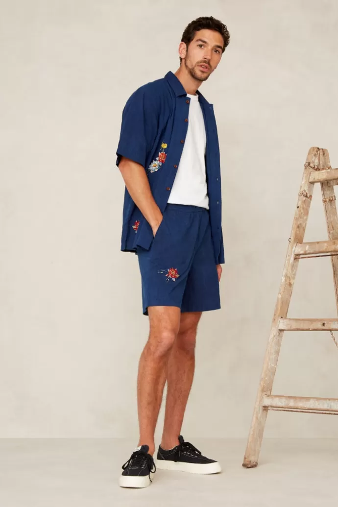 Sale Kings Of Indigo Bidatsu Shortsit Luonnollinen Indigo