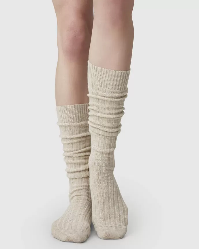 New Swedish Stockings Bodil Chunky Knee-Highs Oat