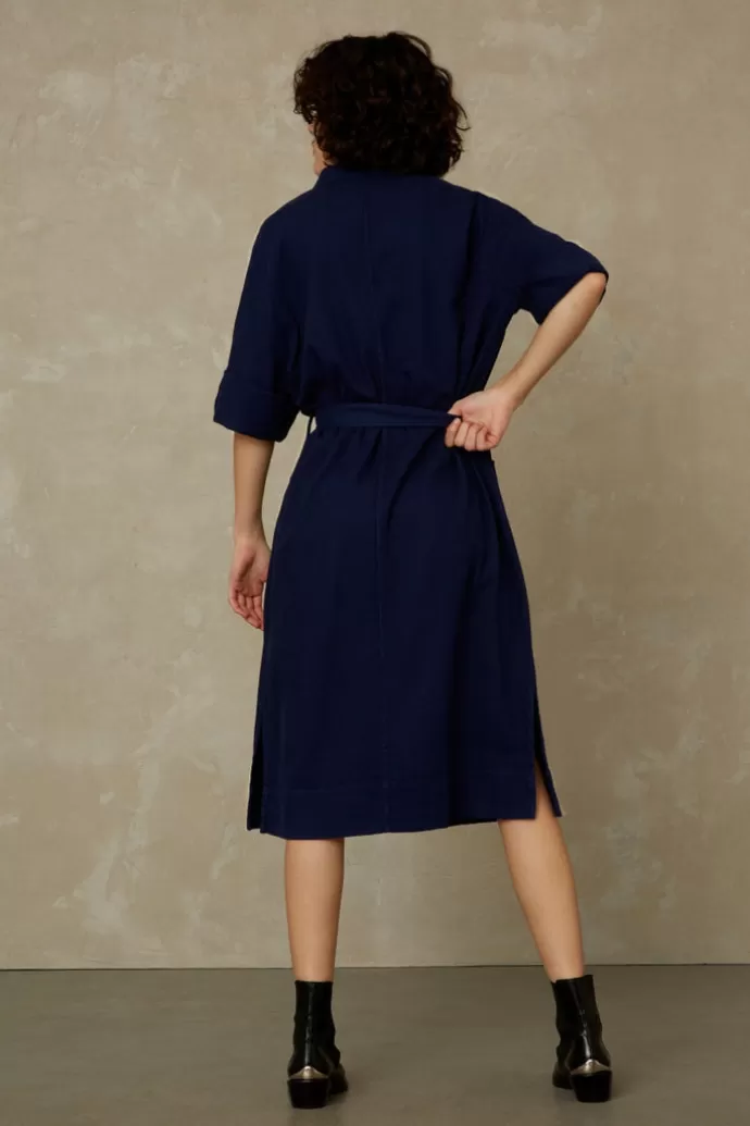 Kings Of Indigo Caledonia Dress Navy