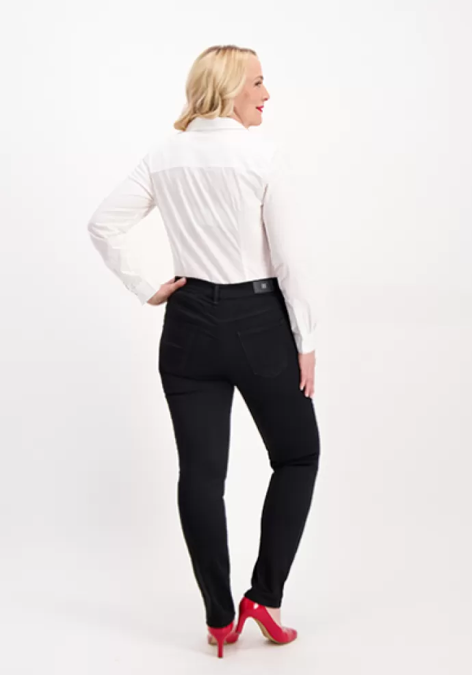 Very Nice Cara Super Strech Skinny Farkut Musta