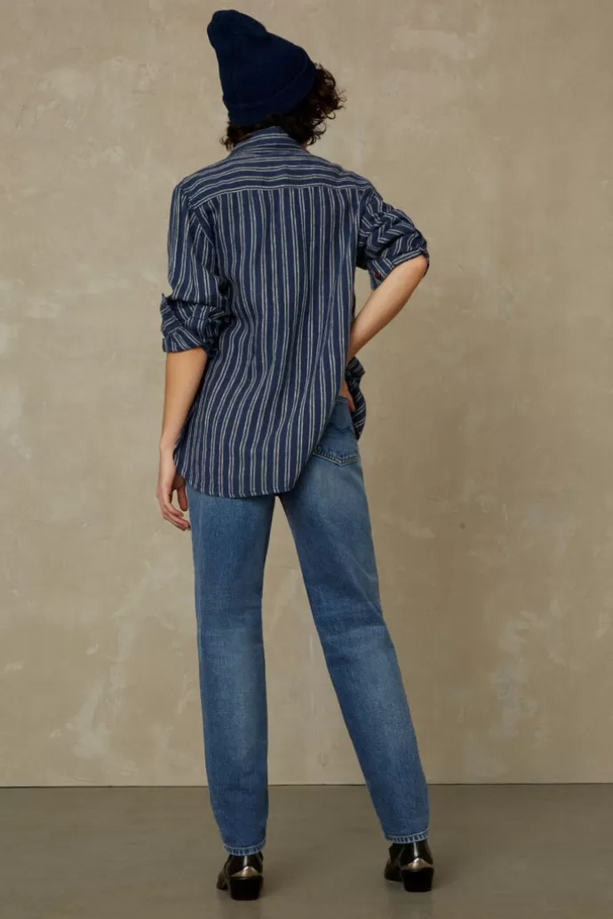 Kings Of Indigo Caroline Cropped Eco Holo Vintage Light Blue