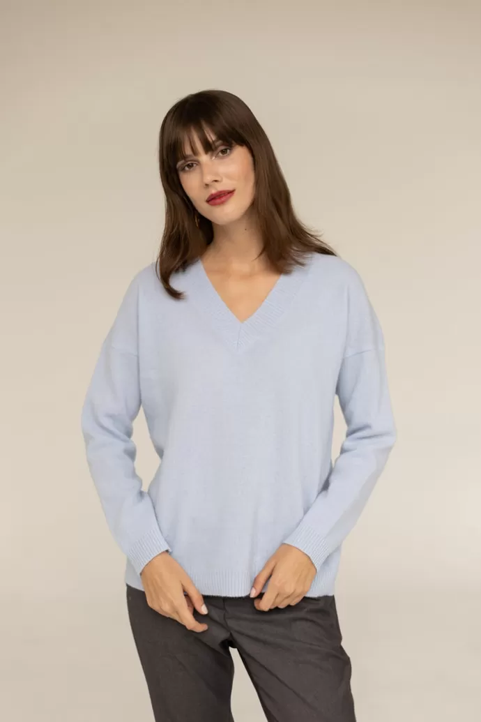 Enteliér Cashmere Sweater Blue