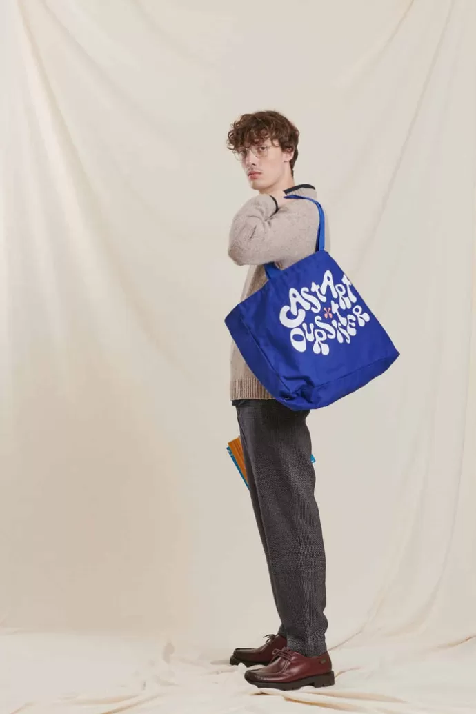 Outlet Castart X Our Sister Tote Bag Blue