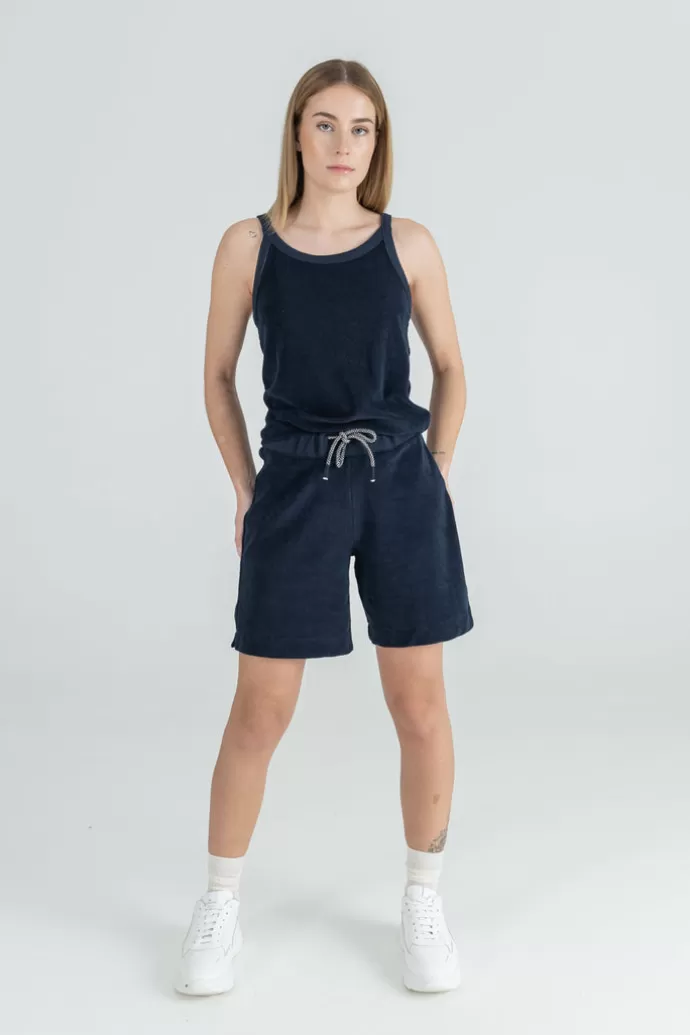 STORY OF MINE Charlotta Puuvilla Shortsit Navy