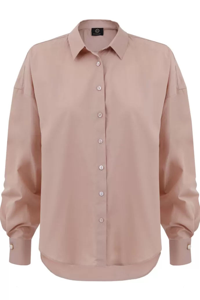 Best Enteliér Classic Oversize Shirt Beige