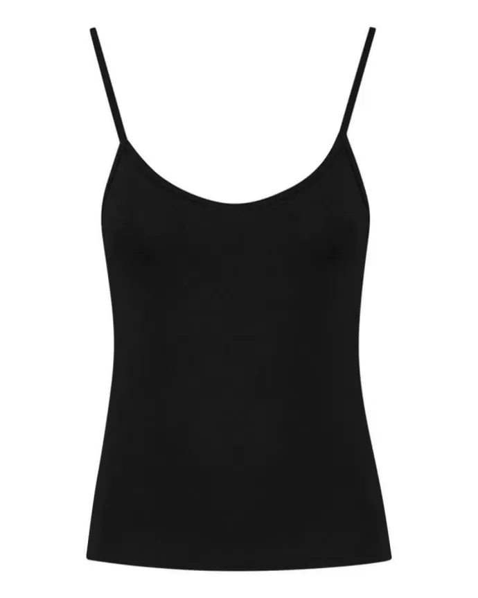 Sale CharlieMary Coco Puuvilla Singlet Musta