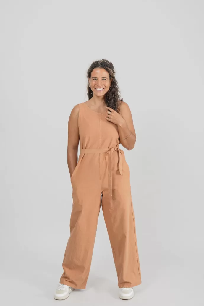 Online Näz Cuba Cotton Jumpsuit Peach