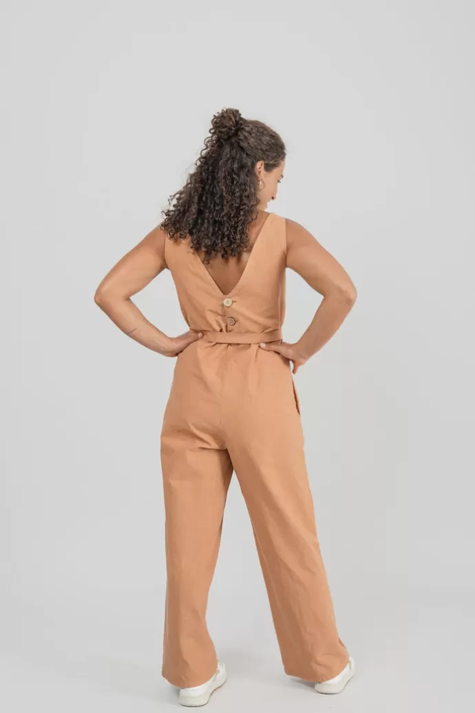 Online Näz Cuba Cotton Jumpsuit Peach