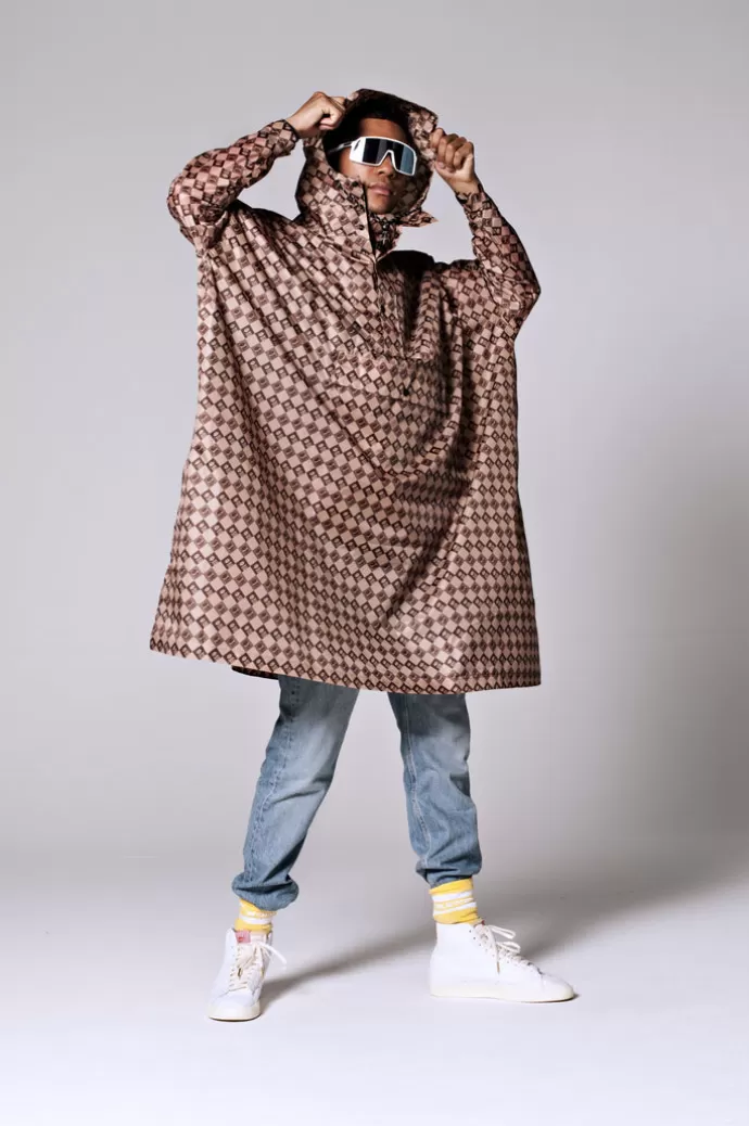 Rainkiss Damier Rain Poncho