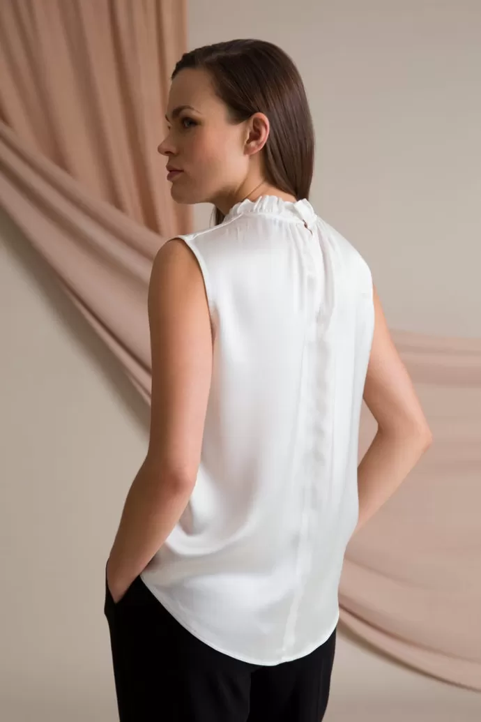 Flash Sale VOGLIA Darleen Sleeveless Blouse Soft White