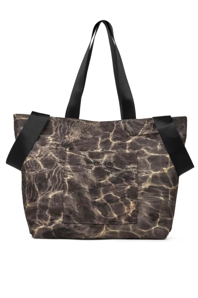 Clearance Copenhagen Cartel Day Et X 2-Way Tote Bag Black/Ocean