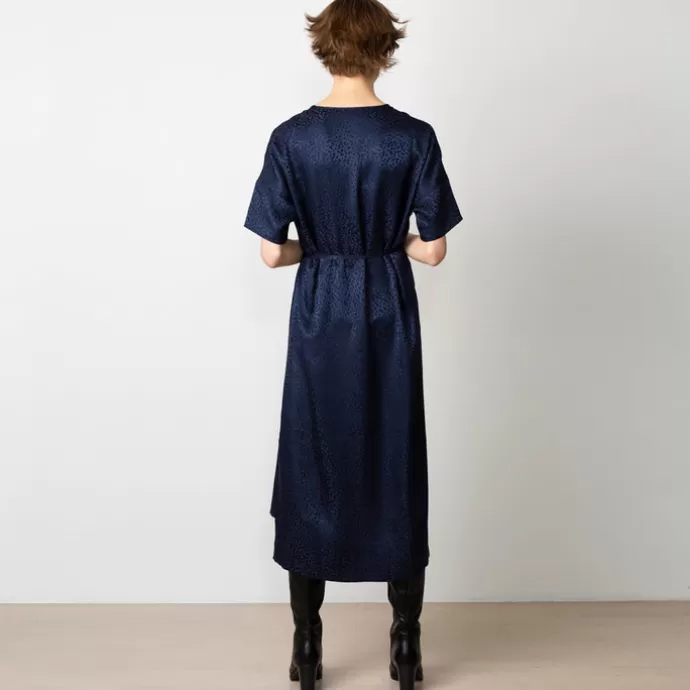 Studio Heijne Day Jacquard Silkkimekko Navy