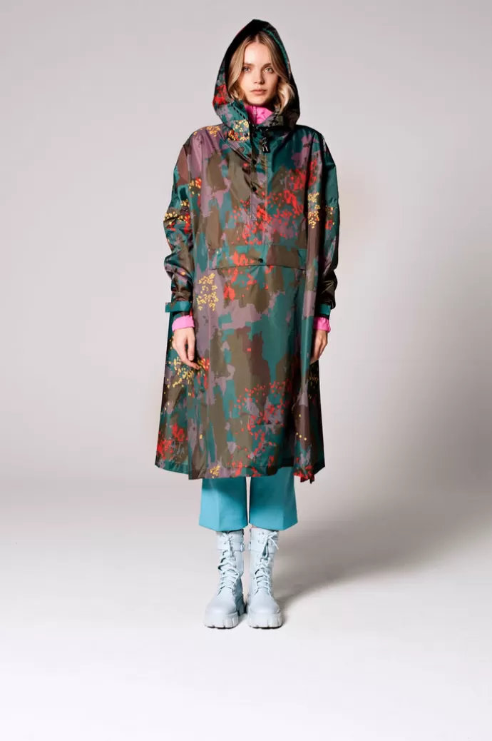 Rainkiss Digi Forest Camo Rain Poncho