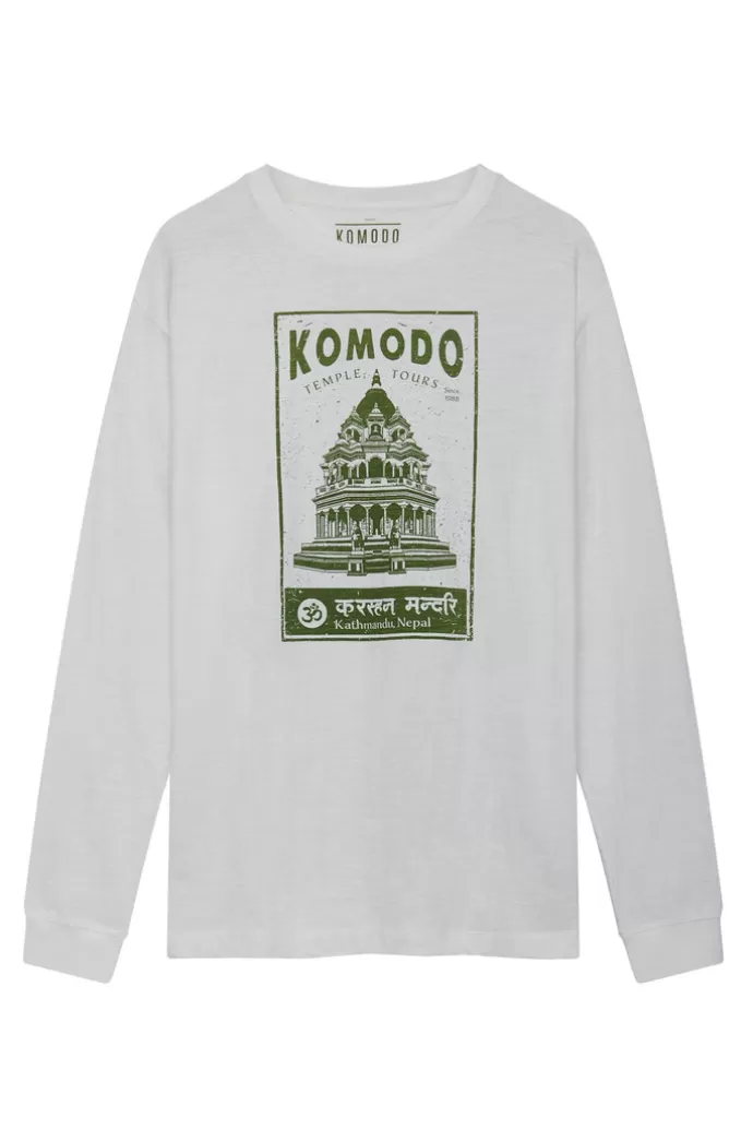 New KOMODO Dunbar Temple Tee White