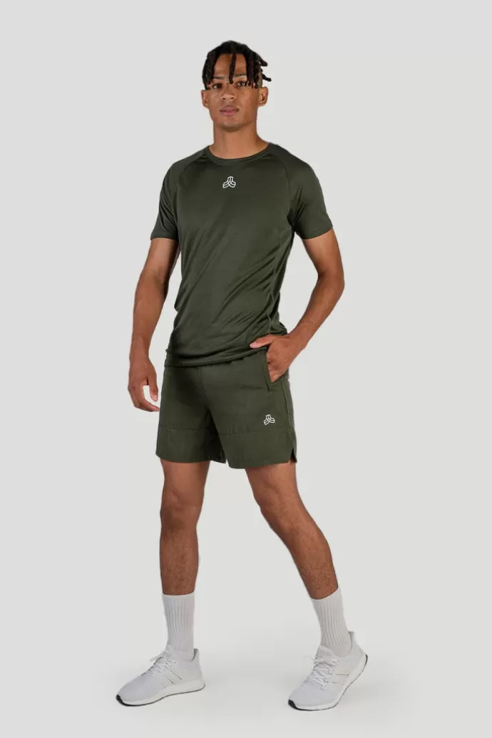 Best IRON ROOTS Eucalyptus Performance Shorts Pine Green