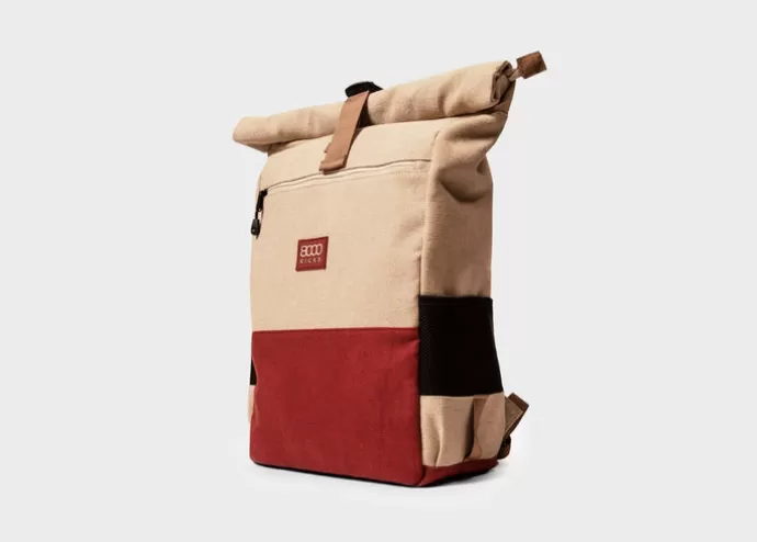 Discount 8000Kicks Everyday Backpack In Beige And Red