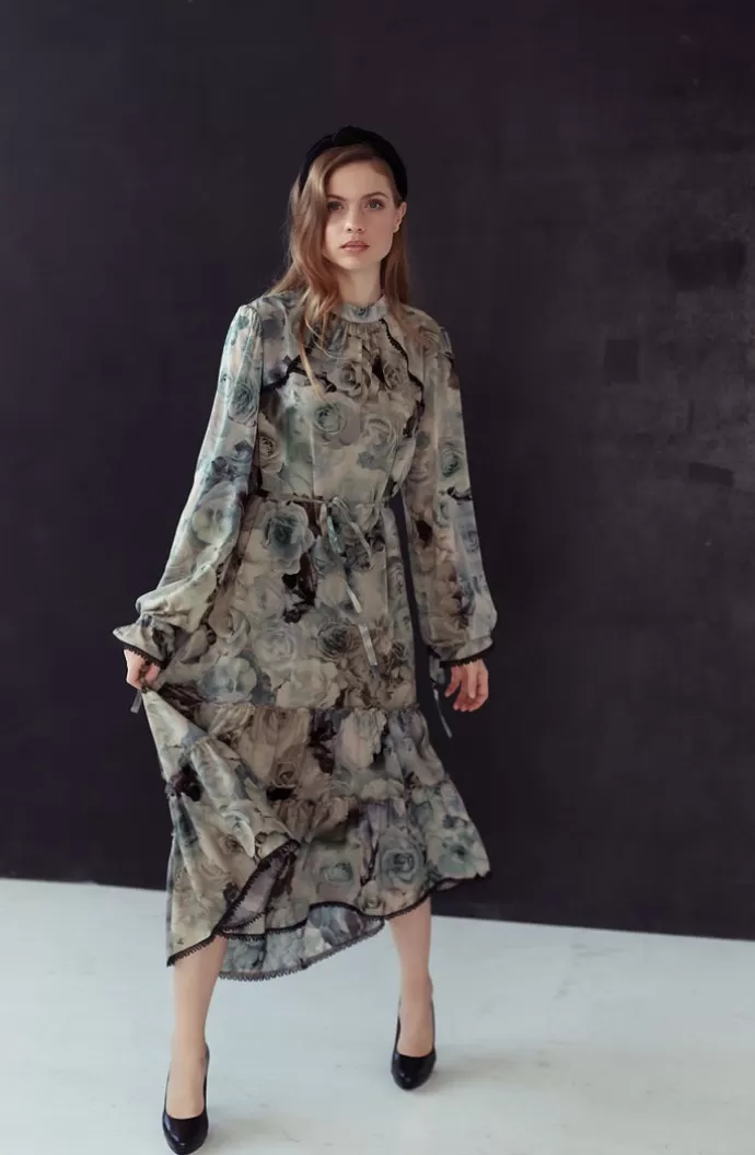 Larsuu Flora Green Dress