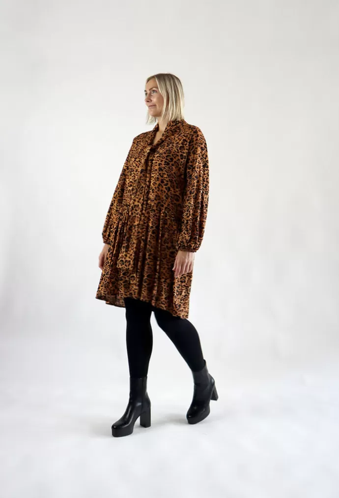 Miia Halmesmaa Flowy Dress Leopard