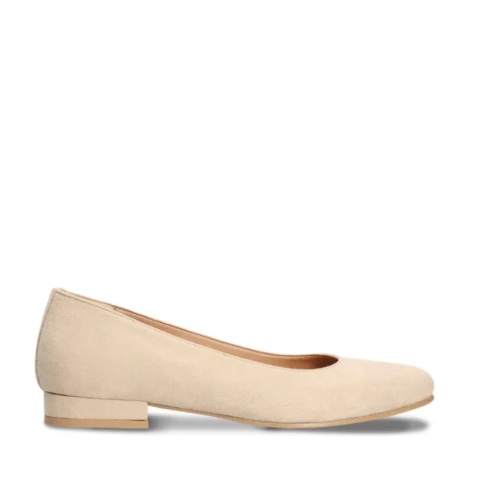 Cheap NAE Vegan Shoes Fresia Vegaani Ballerinat Beige