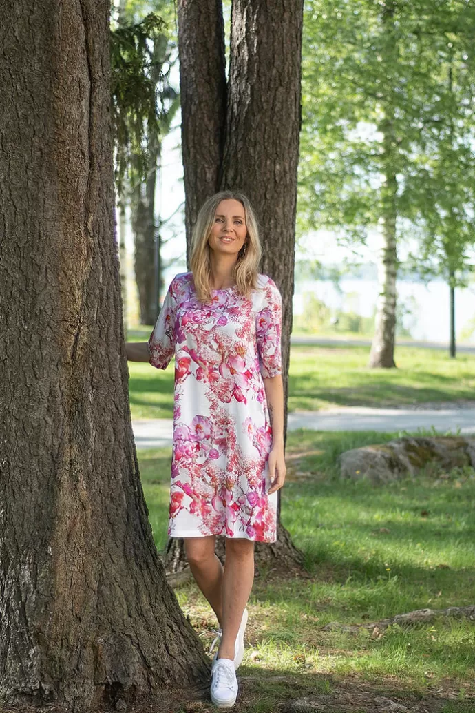 PURA Finland Garden Simple Dress Pink