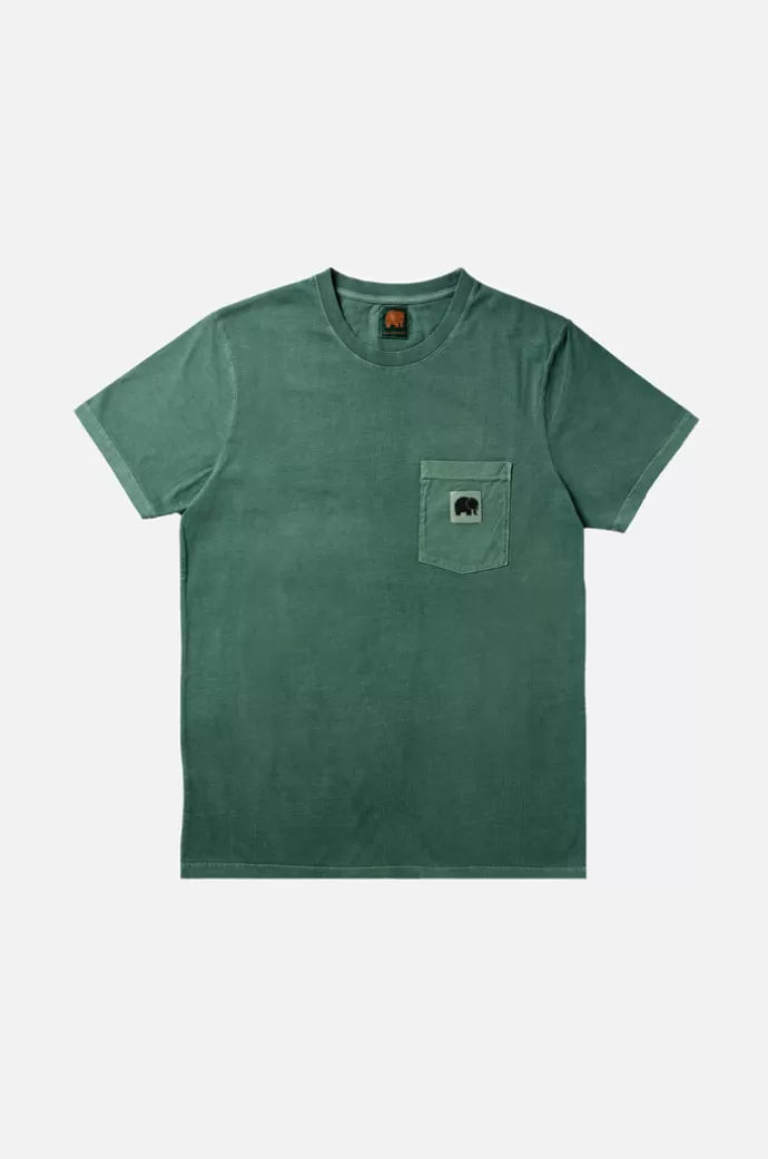 Online Trendsplant Garza Pigment Dyed T-Shirt Foliage Green