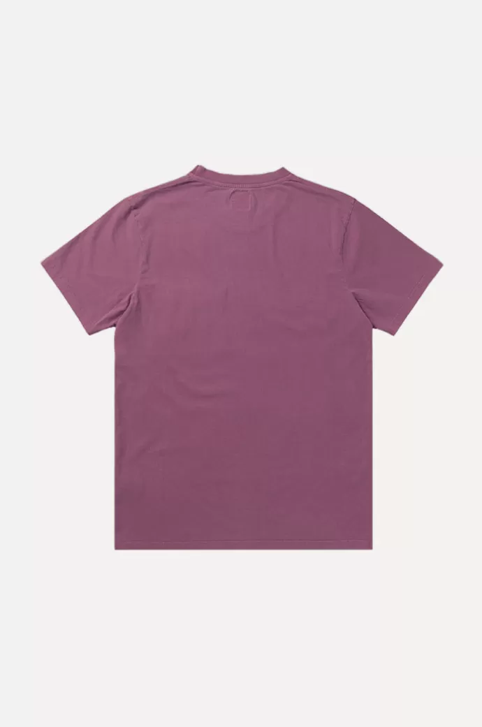 New Trendsplant Garza Pigment Dyed T-Shirt Garnacha Red