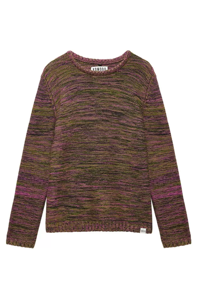 Sale KOMODO Glitch Fine Merino Pusero Fuchsia