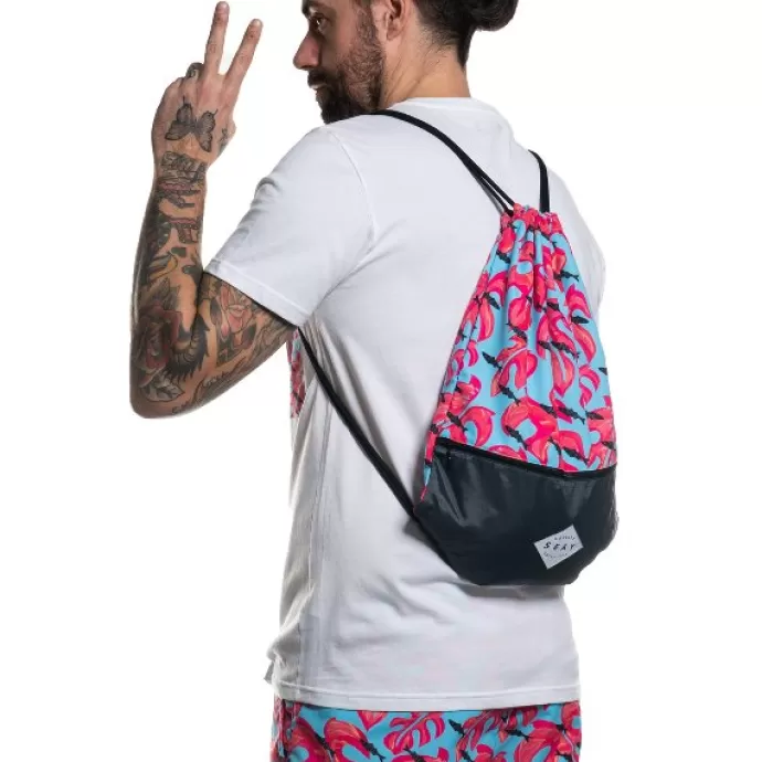 Cheap SEAY Gym Sack Monstera And Fish